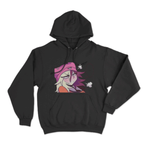 Angry Girl Hoodie Black 1