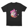 Angry Girl T Shirt Black