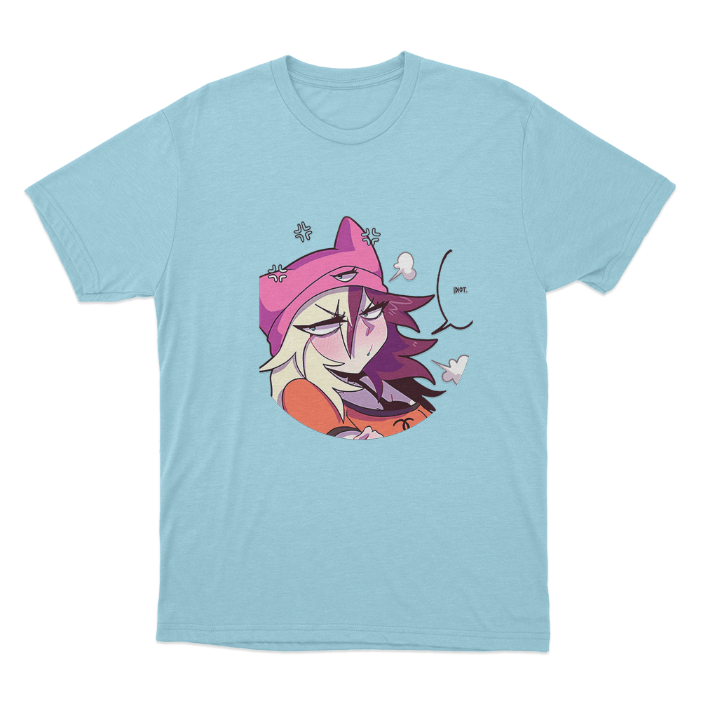 Angry Girl T Shirt Sky Blue Angry Girl T Shirt Sky Blue
