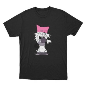 Mystic Pink T Shirt Black