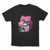 Pink Hat T Shirt Black