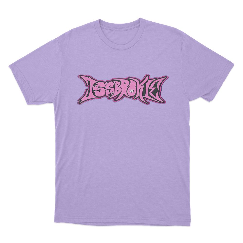 Pink Logo T Shirt Purple Pink Logo T Shirt Purple