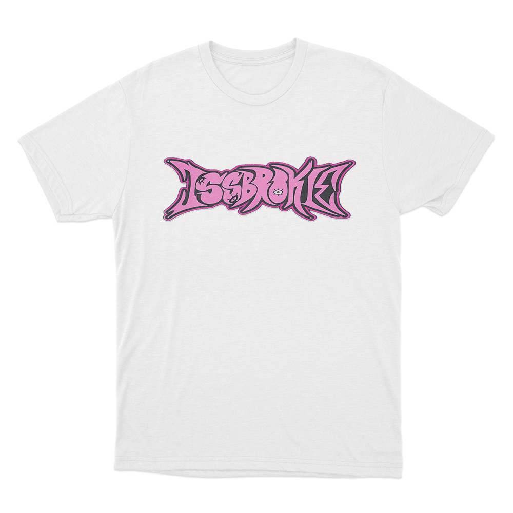 Pink Logo T Shirt White Pink Logo T Shirt White